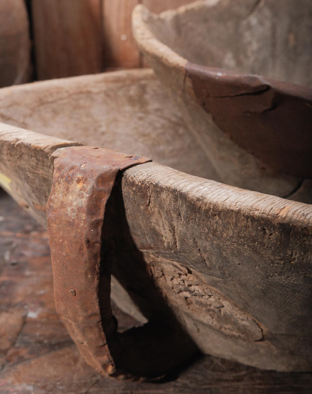 Vintage European Dough Bowl | Rustic Centerpiece | Antique Wooden Doughbowl | Free Shipping | Etsy (US)