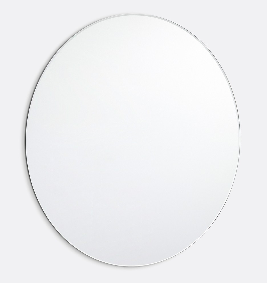 Frameless Round Mirror | Rejuvenation