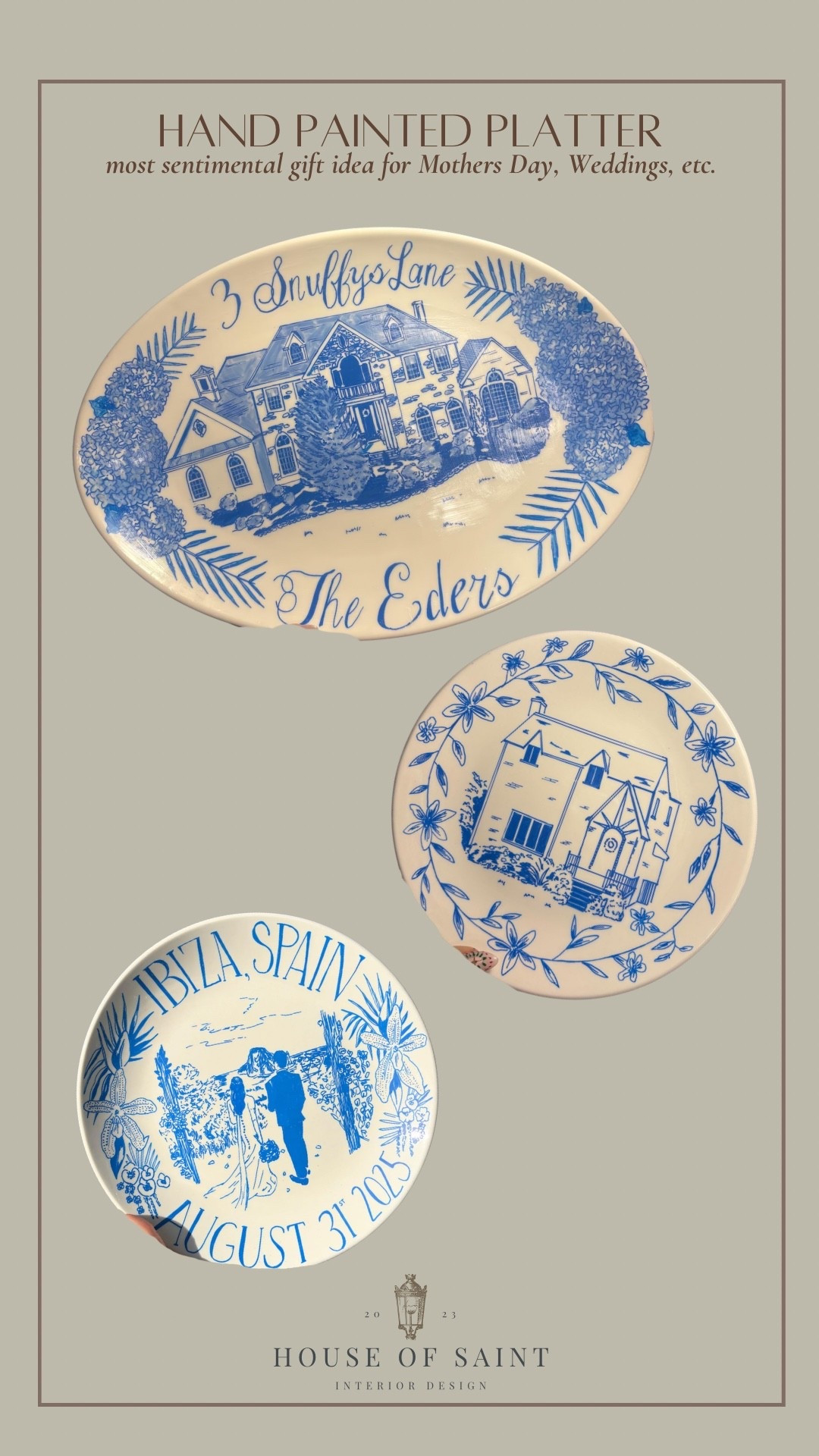 These are the kind of pieces that instantly become family heirlooms 🤍

Custom hand-painted platters with your home, a special place, or even a moment in time… I can’t think of a more meaningful gift for Mother’s Day, weddings, or anniversaries. The detail is unreal and it feels so personal—like art + memory in one.

If you’re someone who loves sentimental pieces that actually look elevated, this is one of those finds that people will ask about every time they see it.

Saving this for my next gift idea because wow 🤍

#ltkhome #giftideas #mothersdaygift #customhome #interiordetails 

 #LTKMothersDay