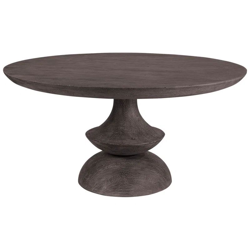 Medved 60'' Mango Solid Wood Pedestal Dining Table | Wayfair North America