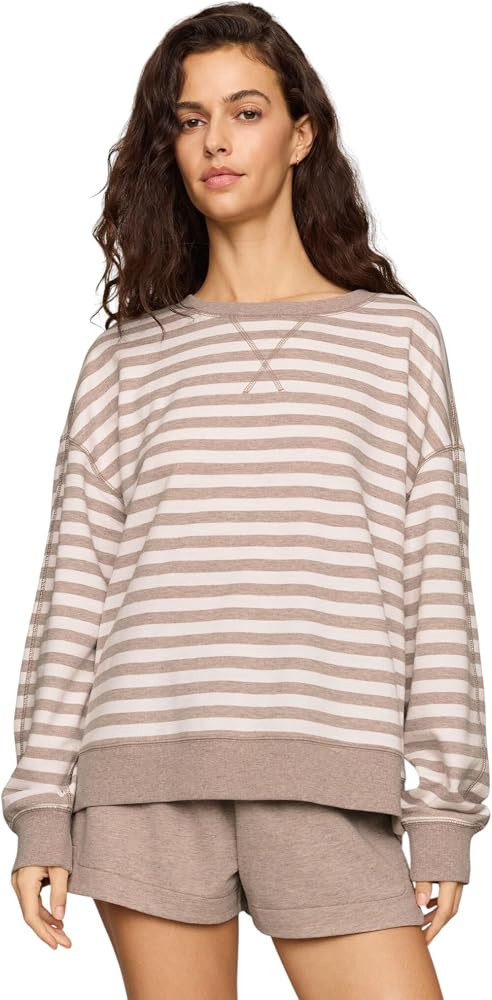 Z SUPPLY Women's The Everyday Striped Crew | Amazon (US)