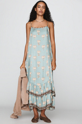 Tiered Ruffle Midi Dress | Anthropologie (US)