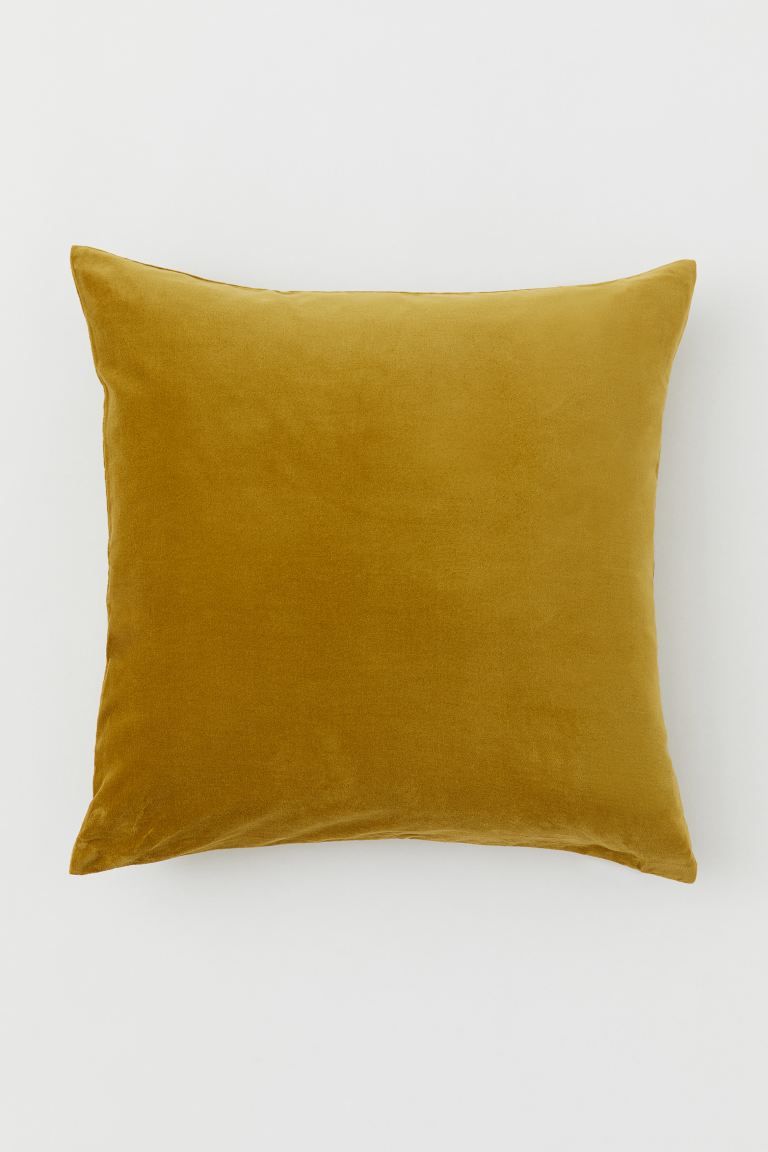 Cotton Velvet Cushion Cover | H&M (US)