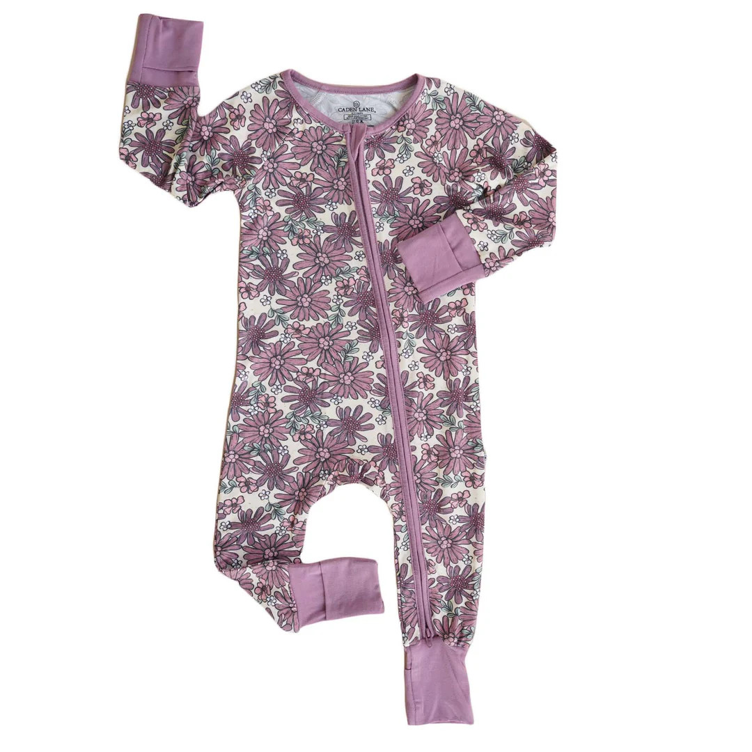 Maya's Moody Floral Convertible Zip Romper | Caden Lane