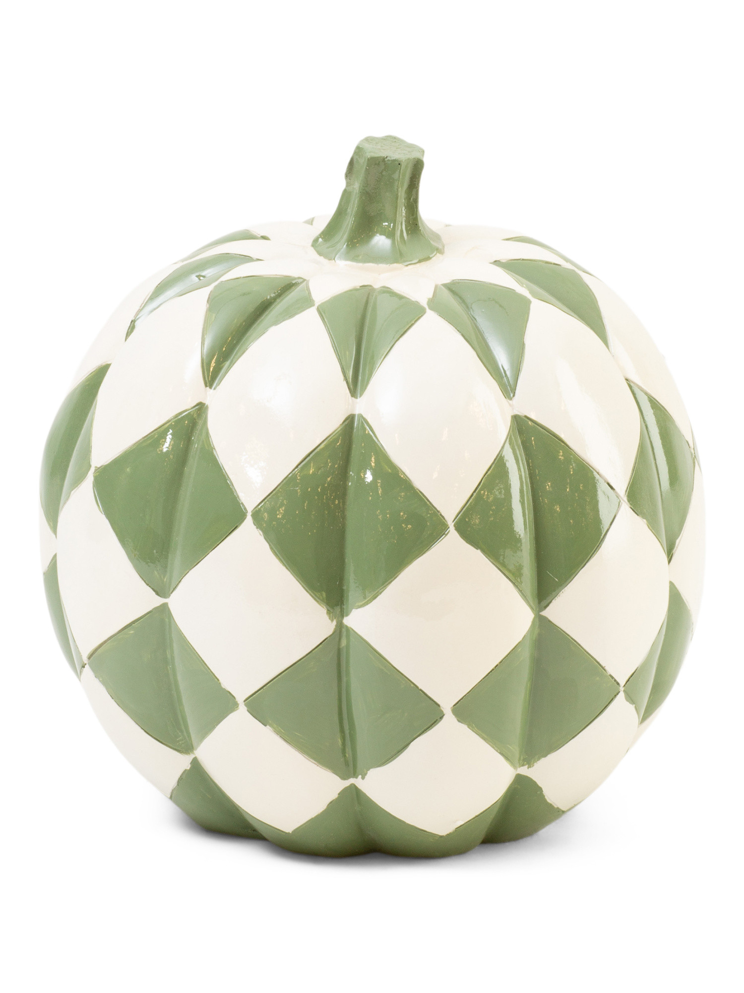 10in Checkerboard Pumpkin Decor | Marshalls