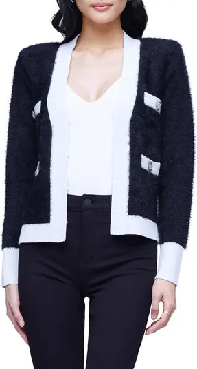 L'AGENCE Kai Eyelash Cardigan | Nordstrom | Nordstrom