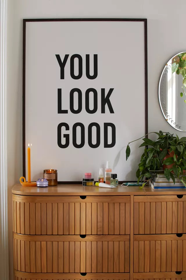 socoart You Look Good Art Print | Urban Outfitters (US and RoW)