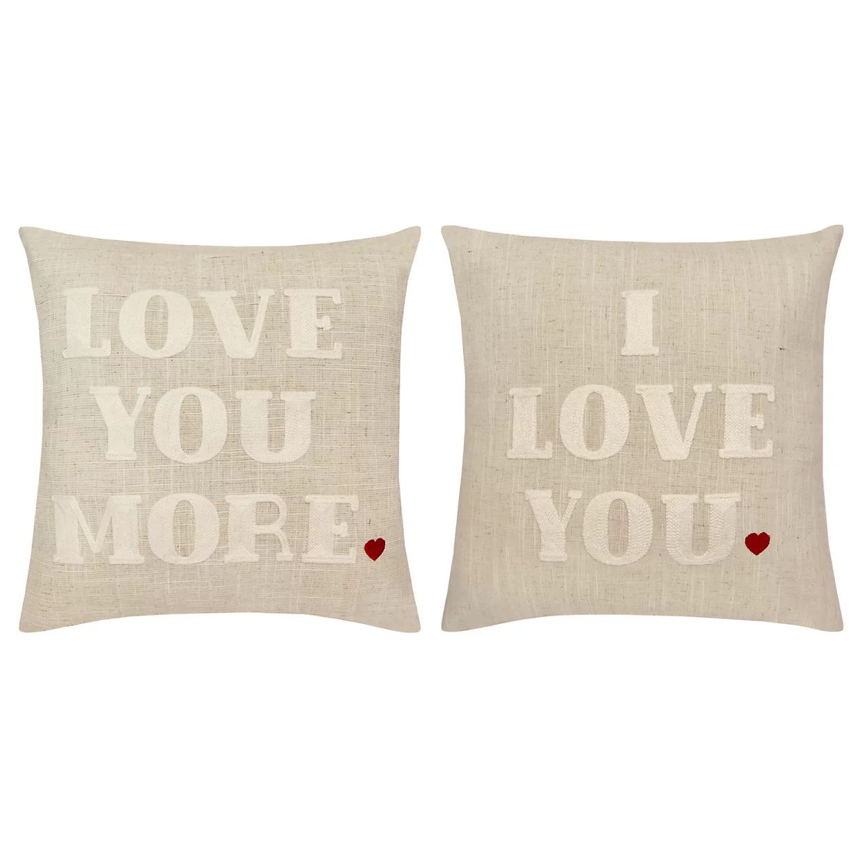 Celebrate Valentine's Day Together 2-pack Love You More Throw Pillow Set | Kohl's