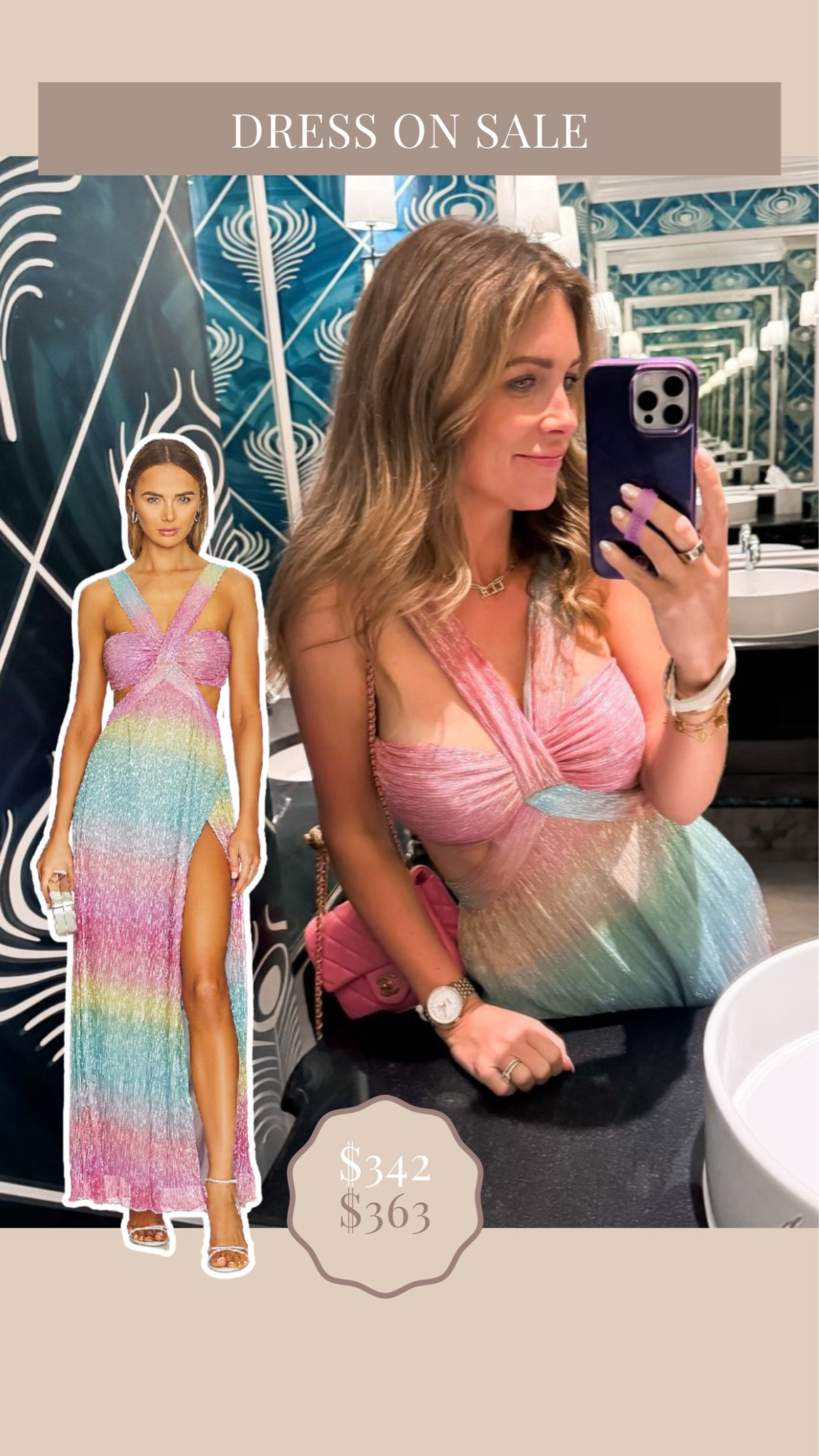 My dress is on sale now for $342!! I love this dress it’s perfect for a dinner or vacation!!

Dresses, spring style, on sale, revolve 

#LTKSeasonal #LTKstyletip #LTKsalealert