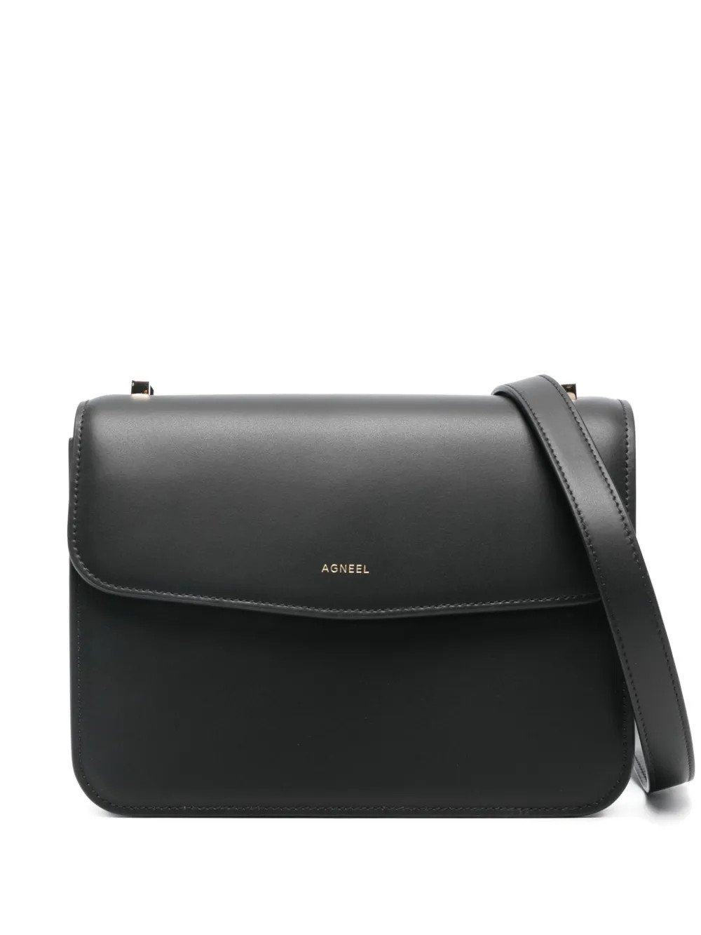 AGNEEL Bella Shoulder Bag | Black | FARFETCH NZ | Farfetch Global
