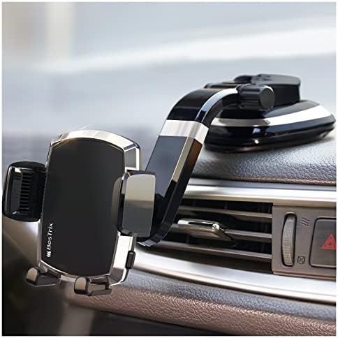 BESTRIX Phone Holder for Car, SmartClamp Car Phone Mount | Dashboard Cell Phone Car Phone Holder ... | Amazon (US)
