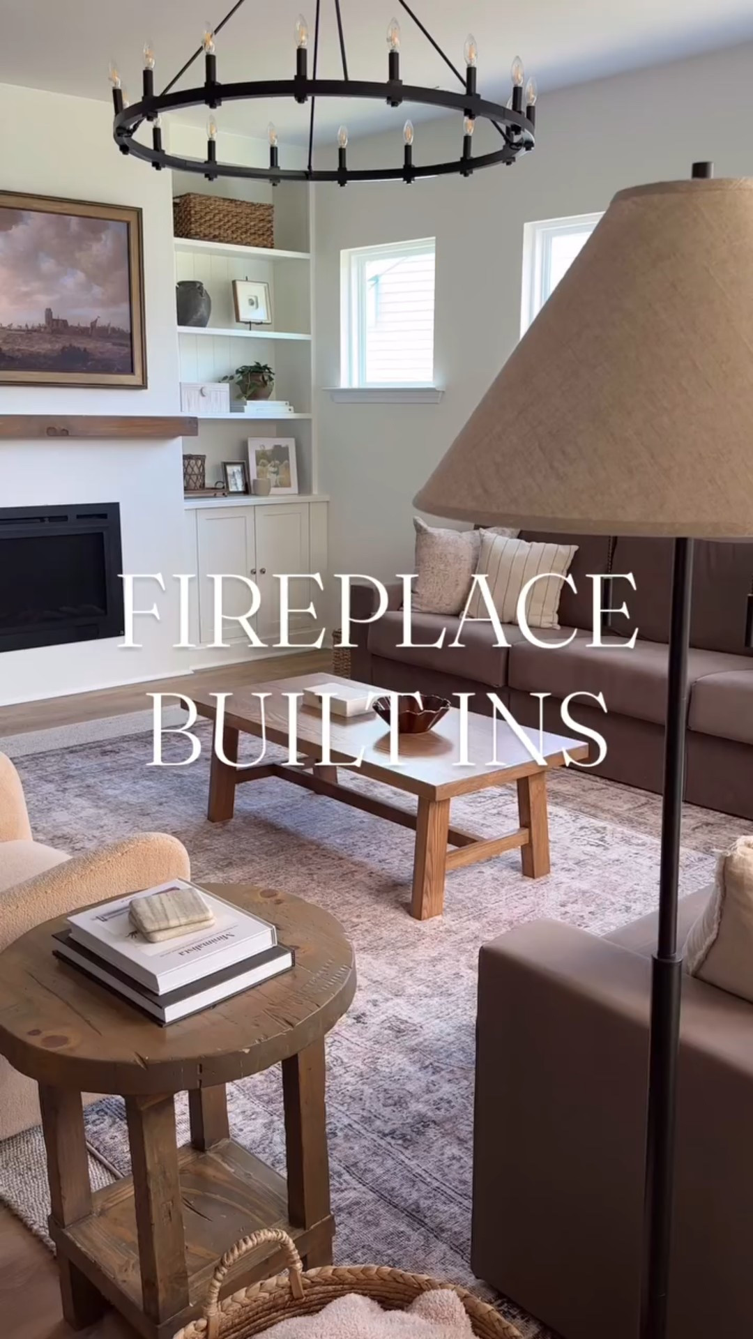 It’s like they were always here 🤩

Can’t believe this was an empty wall when we moved in! When we built the fireplace we always planned on adding built ins but didn’t have the time or budget to do them initially. They were definitely worth the wait! 

Paint color: Greek Villa by Sherwin Williams 

#fireplacebuiltins #livingroomdesign #livingroomideas #diyfireplace #builtinshelves #livingroomstyling #livingroomdecoration #livingroomdesigns