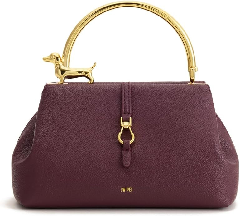 JW PEI Women's Bruna Dachshund Metal Handle Top Handle Bag | Amazon (US)