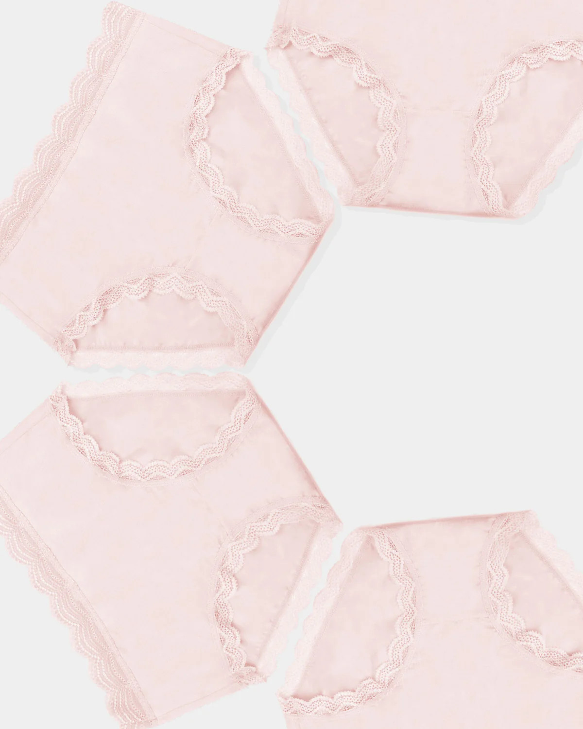 High Rise Knicker Four Pack - Pink a Boo | Sustainable TENCEL™ Underwear | Stripe and Stare - migrated to impact