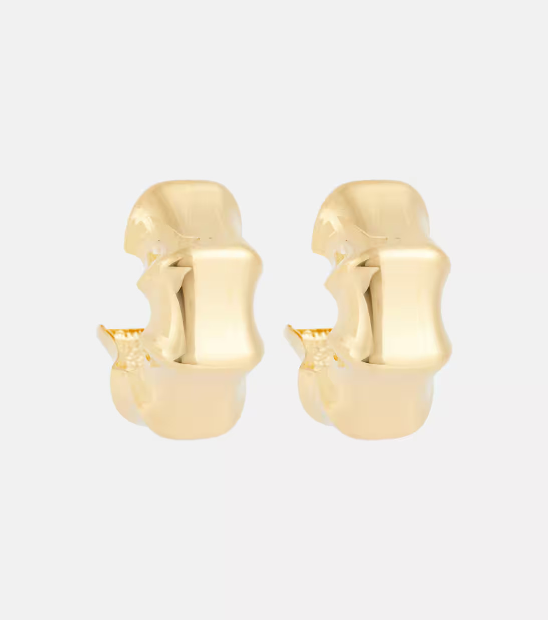 KhaiteJulius gold-plated hoop earrings | Mytheresa (US/CA)