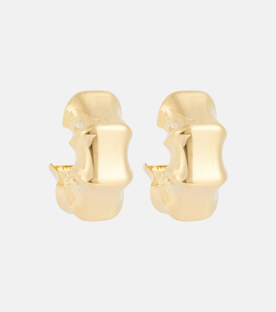 KhaiteJulius gold-plated hoop earrings | Mytheresa (US/CA)