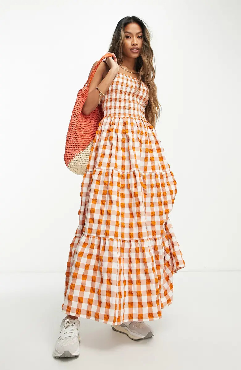 Shirred Maxi Sundress | Nordstrom