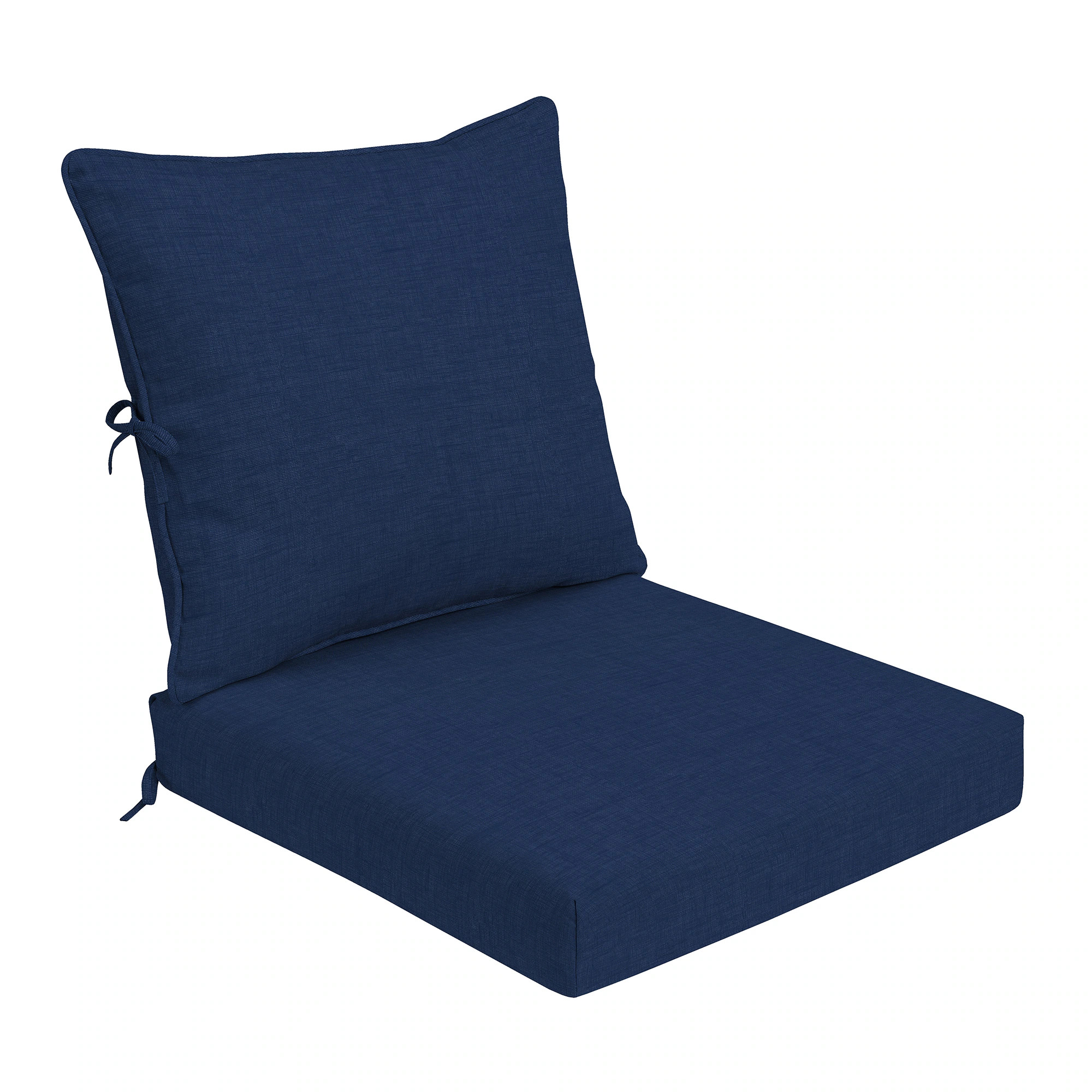 ARDEN 24-in x 24-in Sapphire Blue Leala Deep seat patio chair cushion Polyester one_size | ZR0DA17A-DKZ1 | Lowe's