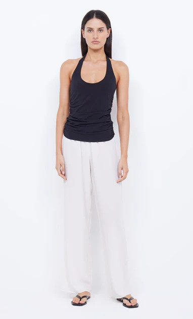 MYLA HALTER TOP - BLACK | Bec & Bridge (Global)