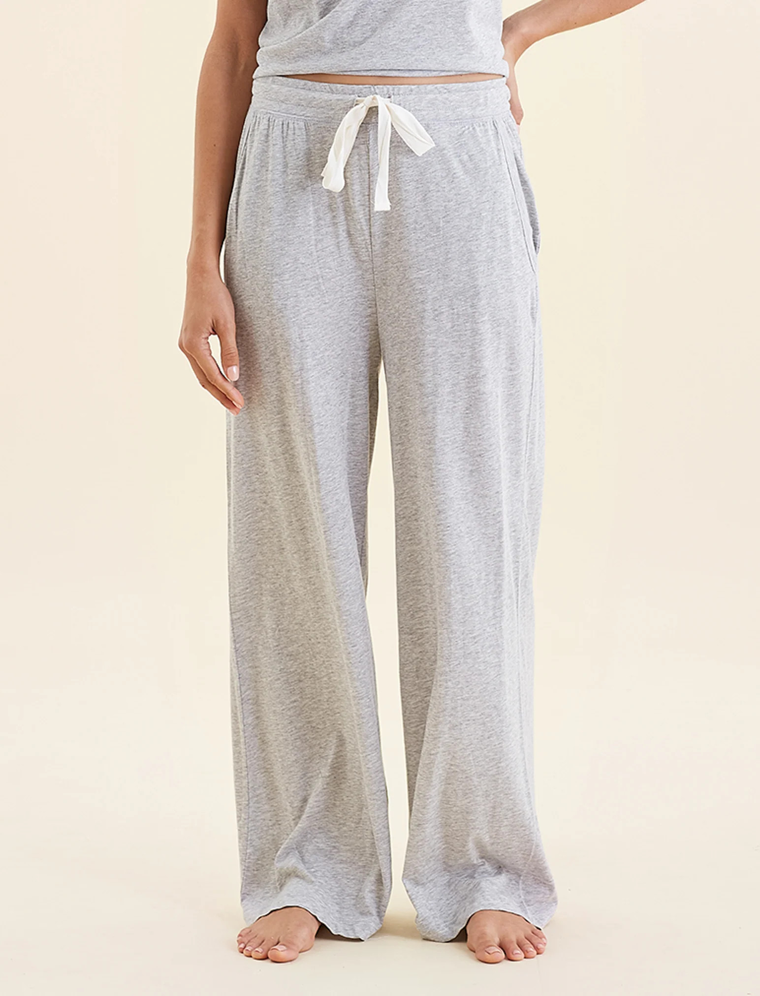 Jada Organic Cotton Wide Leg Pant | Papinelle Sleepwear AU