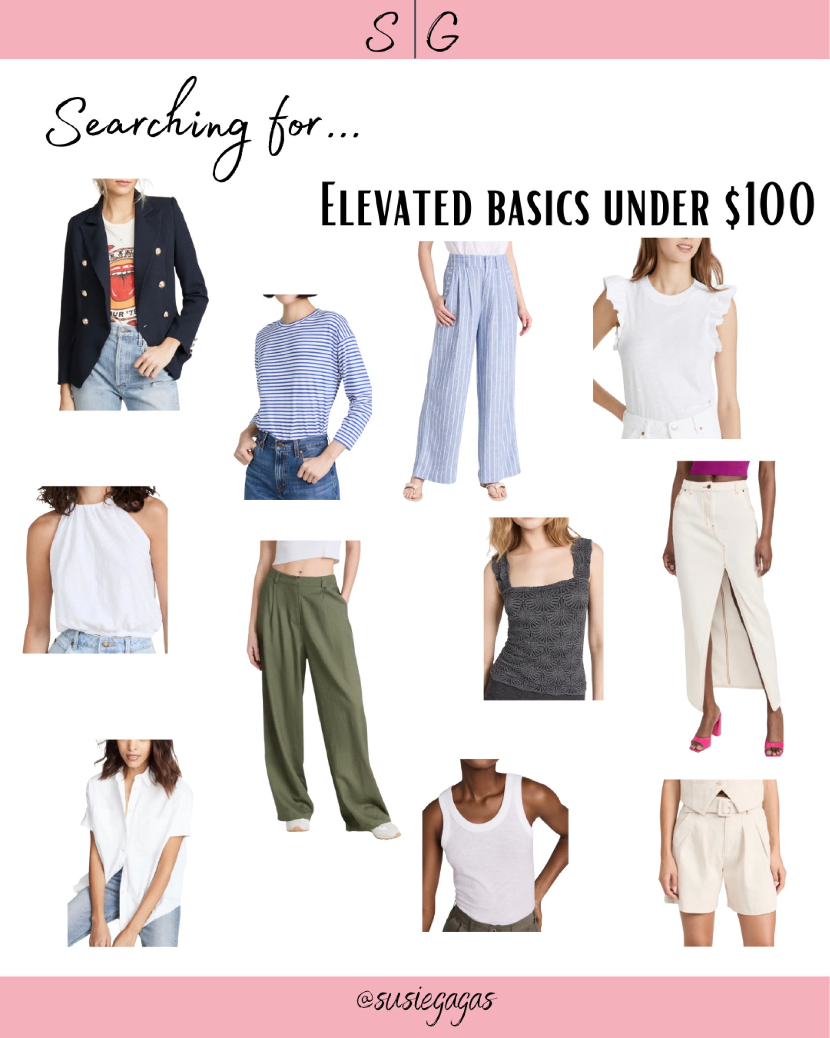 Elevated basics for now (summer) and later (fall) under $100

#LTKstyletip #LTKFind #LTKunder100