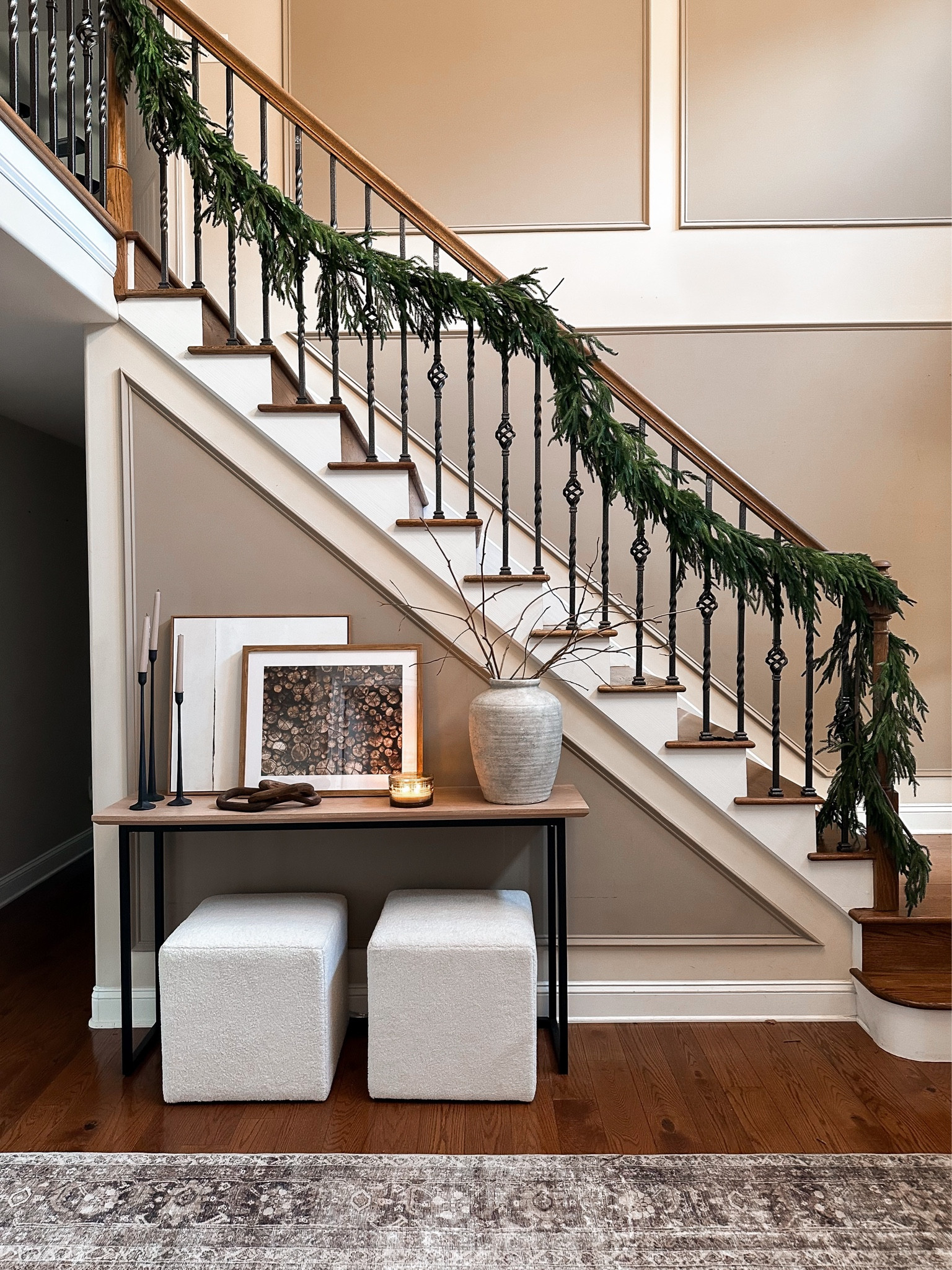 Christmas decoration, holiday decoration, Norfolk pine garland, real touch Norfolk pine garland, foyer, home decor, target finds, amazon finds, entryway, holiday style

#LTKhome #LTKstyletip #LTKHoliday