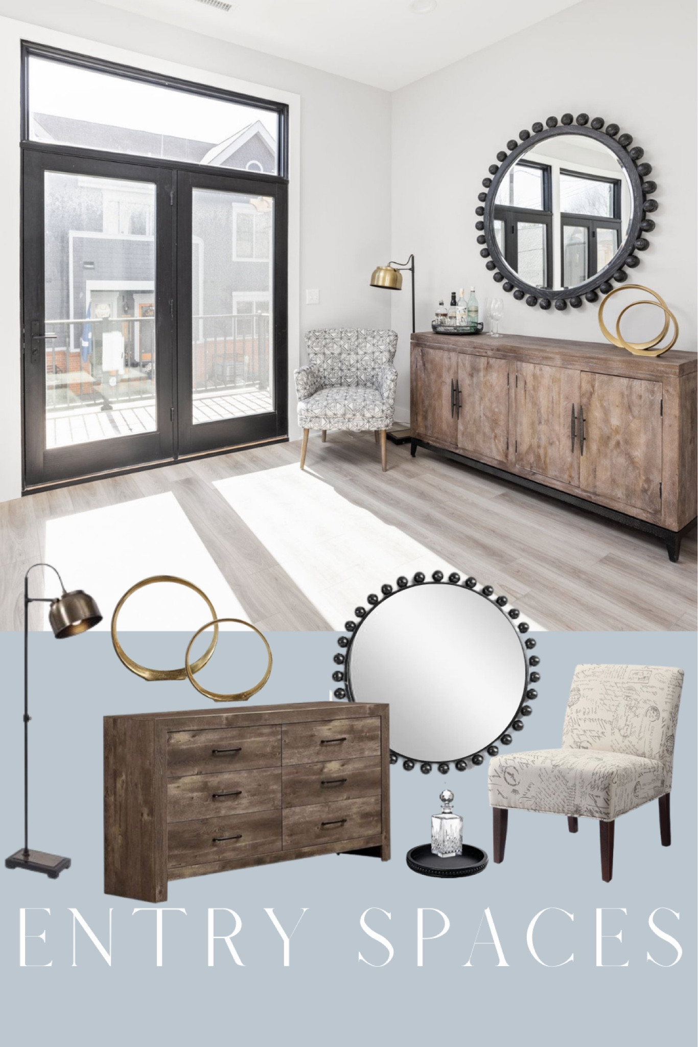 Interior design details of a townhouse complete with high ceilings, large windows, and a touch of Nested Spaces magic.

Bring magic onto your entry spaces with these incredible features - mirrors, accent chairs, fabulous light fixtures, and unique decor  

#LTKfamily #LTKhome #LTKFind