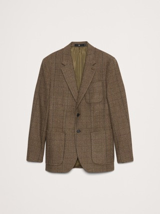Plaid Flannel Sport Coat | Banana Republic (US)