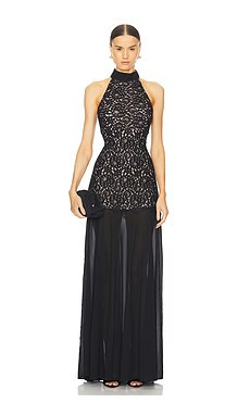 L'Academie by Marianna Zelie Gown in Black from Revolve.com | Revolve Clothing (Global)