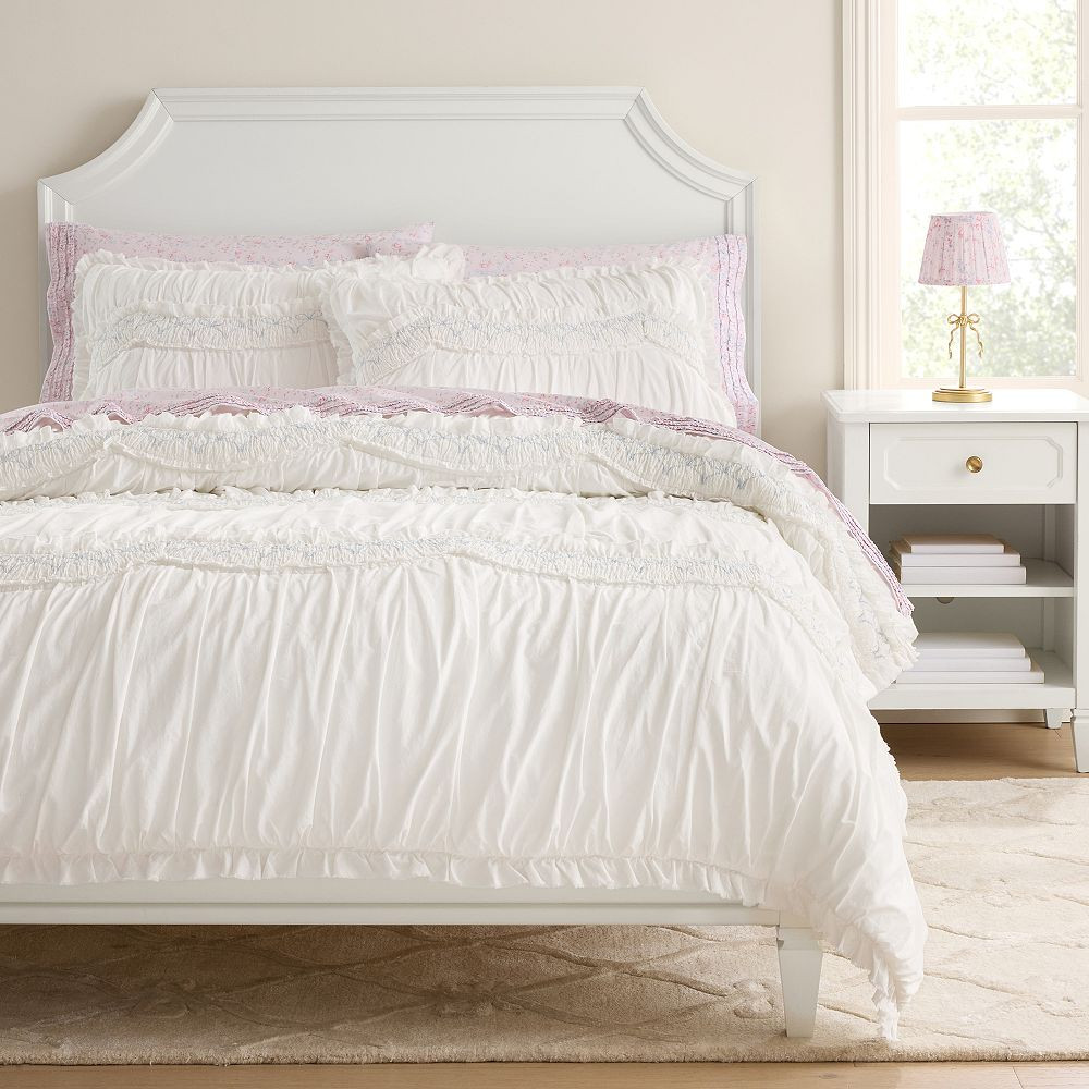 LoveShackFancy Smocked Bow Quilt | Pottery Barn Teen