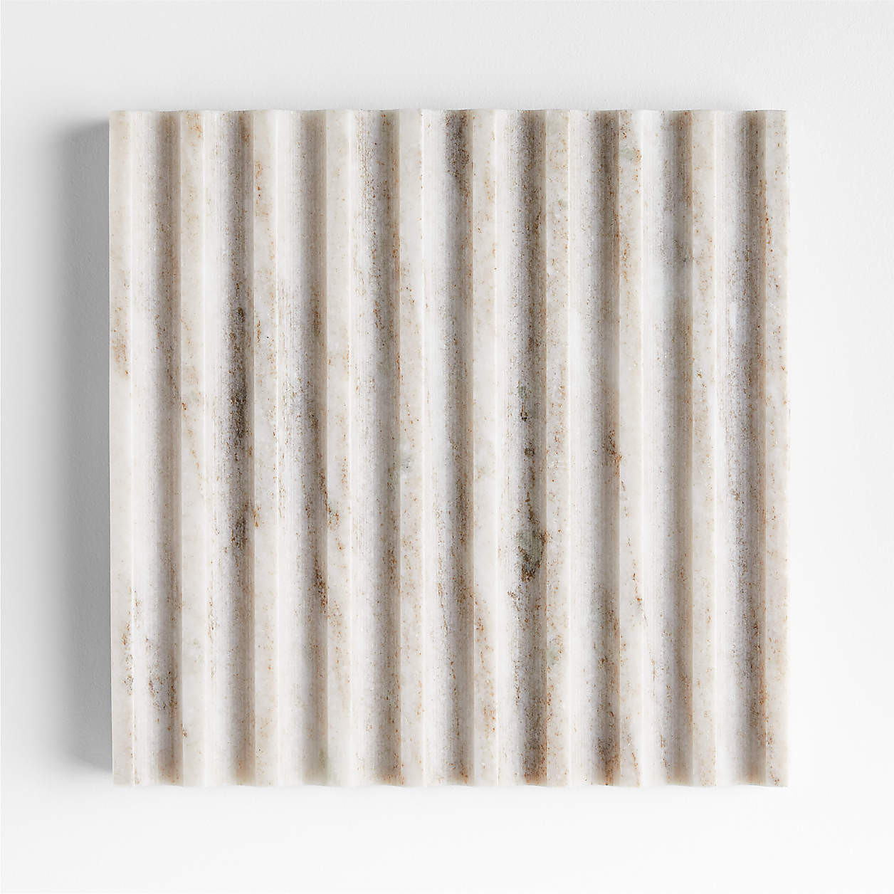 Dune Fluted Marble Trivet by Gaby Dalkin + Reviews | Crate & Barrel | Crate & Barrel