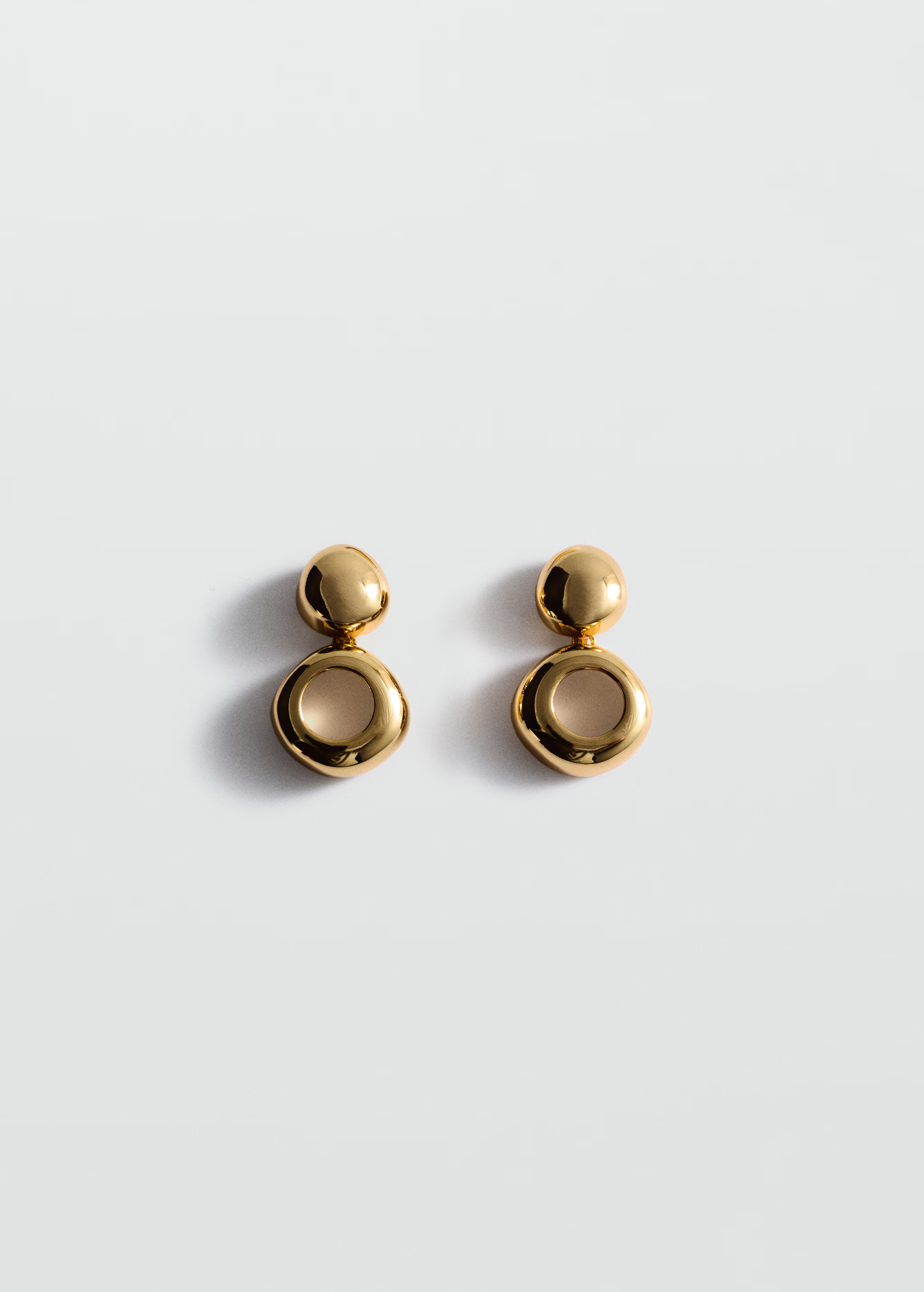 Circular design earrings | MANGO (US)