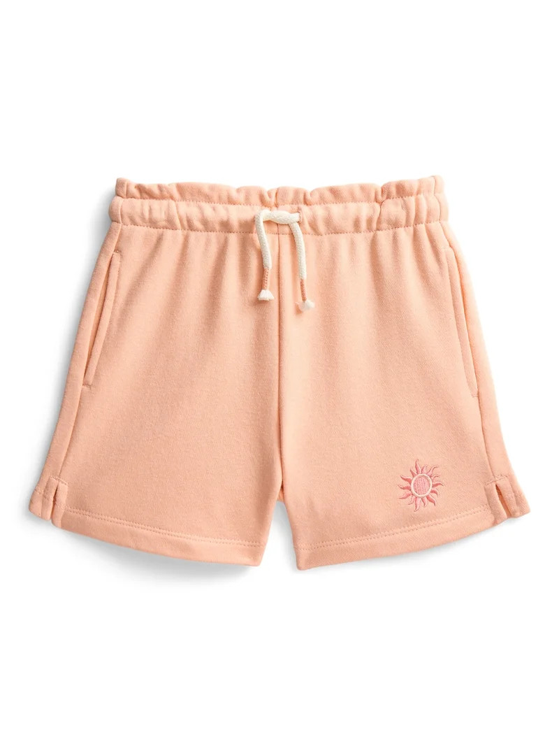 Wonder Nation Little Girls' Pull On Knit Shorts, Sizes 4-10 | Walmart (US)