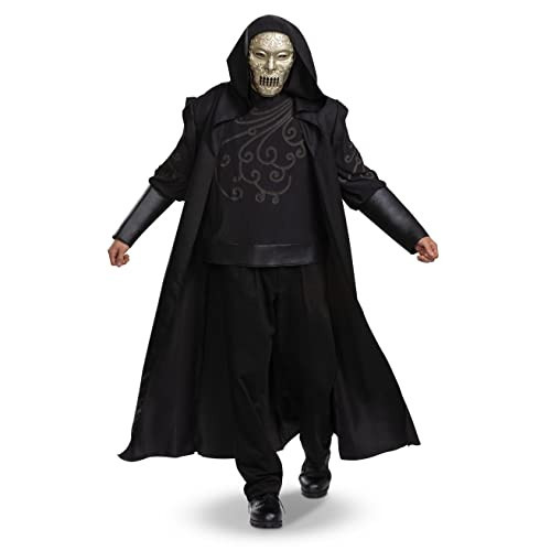 Disguise Death Eater Costume, Official Harry Potter Adult Costume and Headpiece, Adult Size XS/S | Amazon (US)