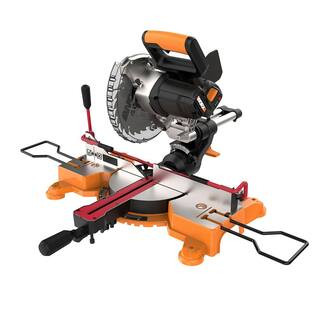 Worx Power Share 20-Volt 7-1/4 in. Sliding Miter Saw with Clamping Feature (4.0 mAh Battery and C... | The Home Depot