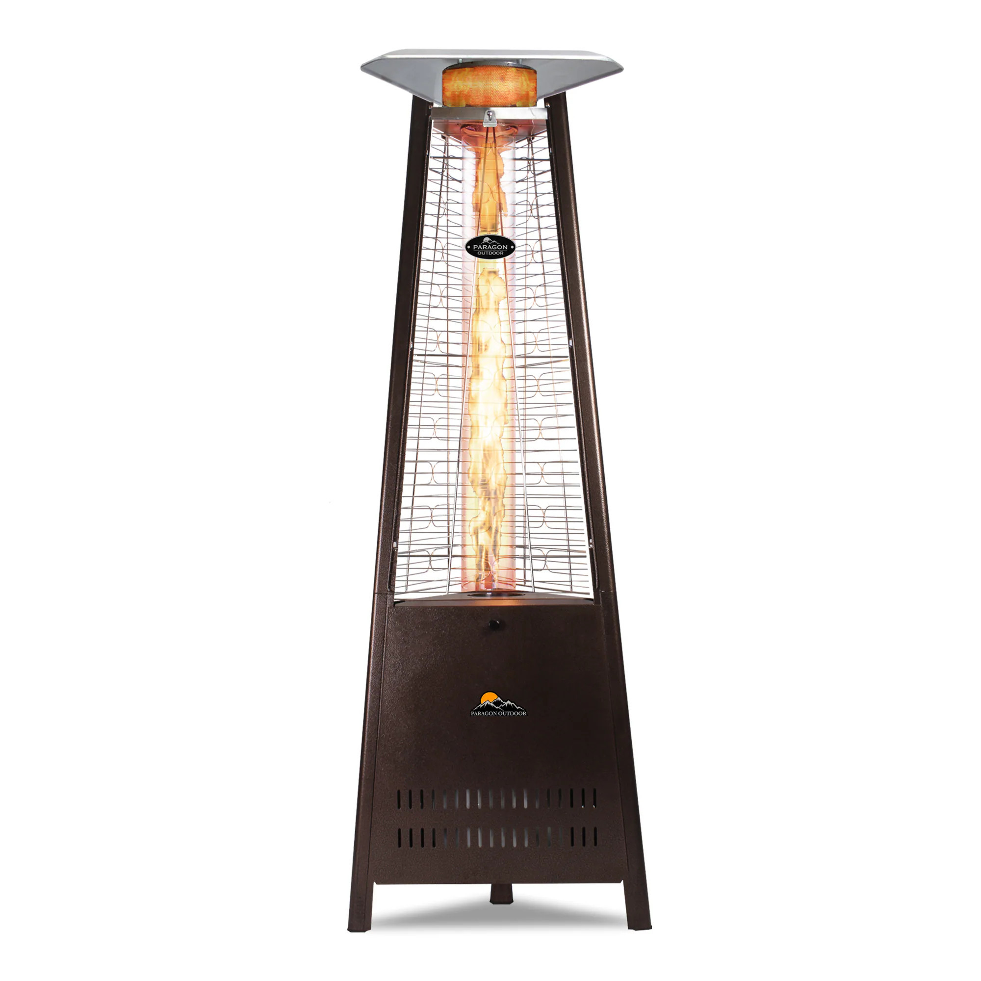 Paragon Outdoor 42000 -BTU Stainless steel Floorstanding Liquid propane Patio Heater in Bronze | OH-M642B | Lowe's