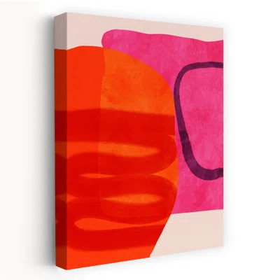 Contemporary Art Abstract Colorful Vibrant Art | Wayfair North America