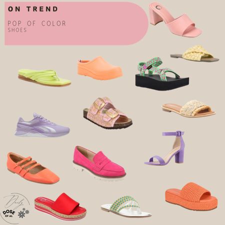 Statement shoes 
Shoes 
Sandals 
Slip on shoes
Thong sandals 
Dress up shoes 
Colorful shoes 
Loafers 

#LTKshoecrush