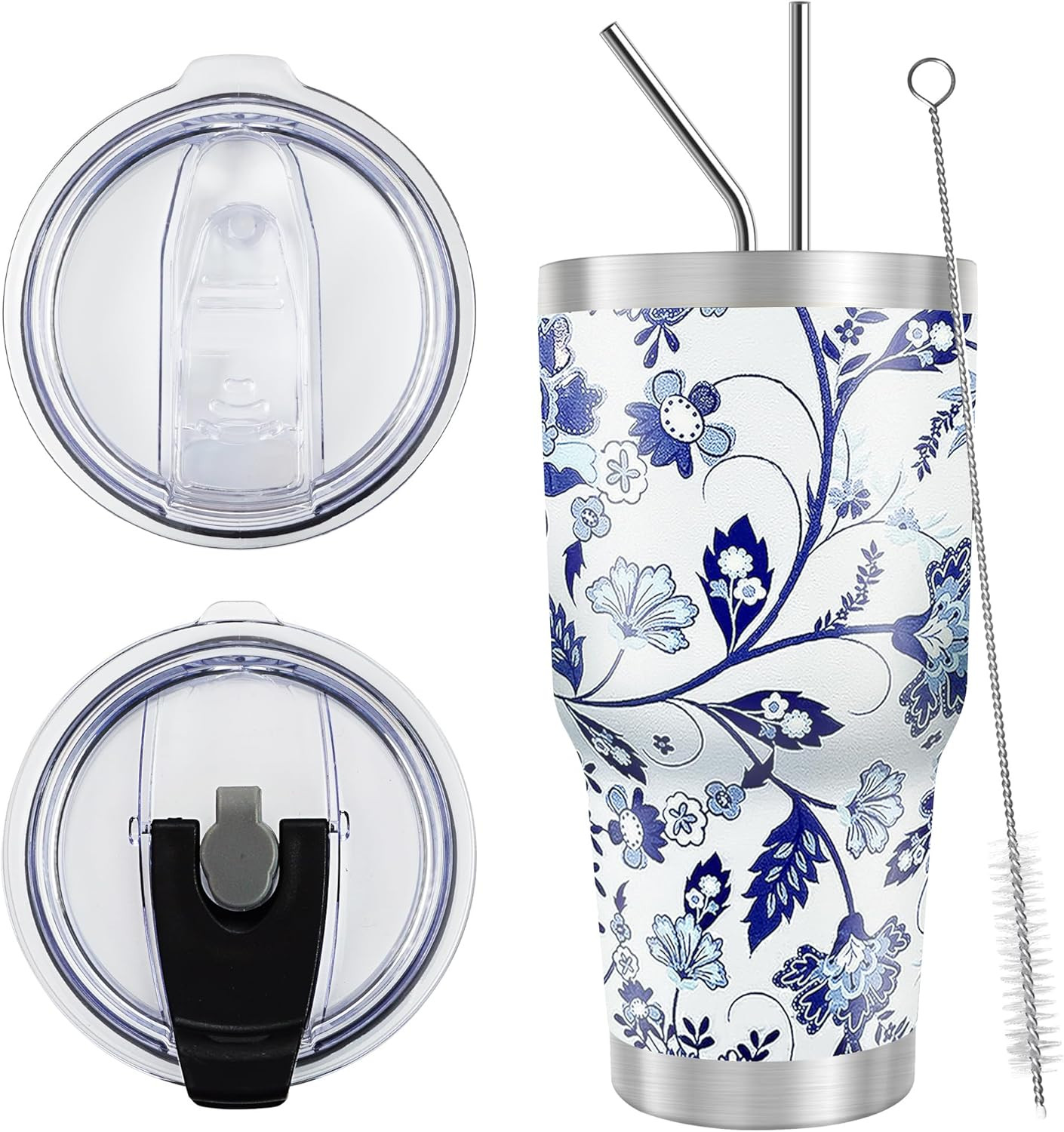 WETOWETO 30 oz Tumbler Stainless Steel Vacuum Insulated Coffee Ice Cup Double Wall Vacuum Coffee ... | Amazon (US)