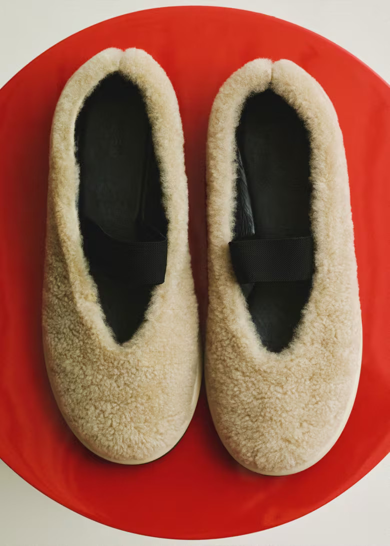 Shearling Ballerina Flat Shearling | ME+EM US