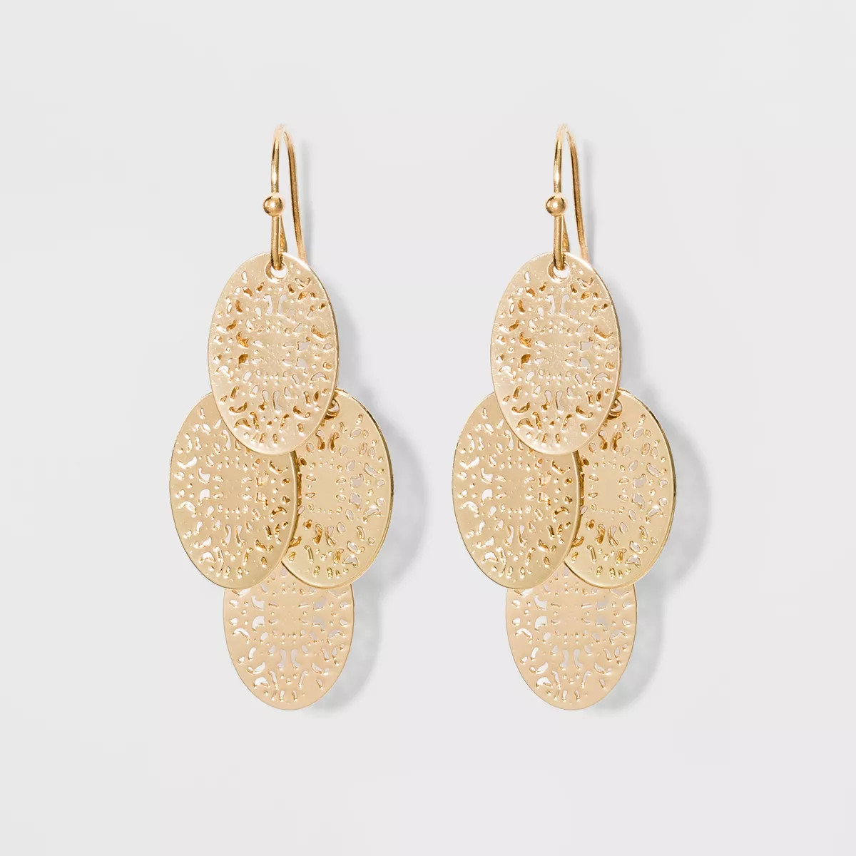 Filigree Chandelier Drop Earrings - A New Day™ Gold | Target
