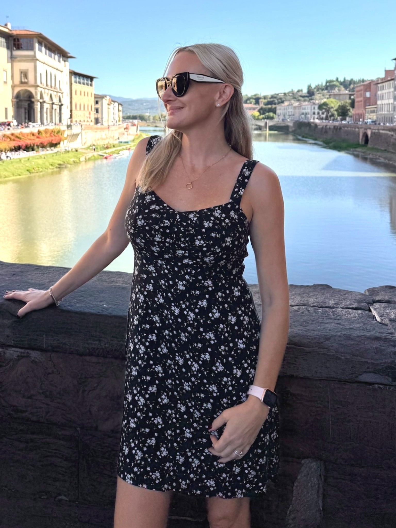Effortless florals for fall 🌼 Chic Prada sunglasses & this black mini dress are my travel favorites- comfy, flattering, and easy to dress up or down. Plus, this dress is under $15 right now!!  

Italy sightseeing outfit,
Travel outfit,
black floral mini dress outfit, travel outfit idea, summer to fall outfit, casual date night look, feminine floral dress, affordable floral dress, what to wear sightseeing, easy everyday outfit Italy sightseeing outfit! Prada sunglasses. Italy travel. 


Florence travel outfit 


#LTKTravel #LTKOver40 #LTKSaleAlert