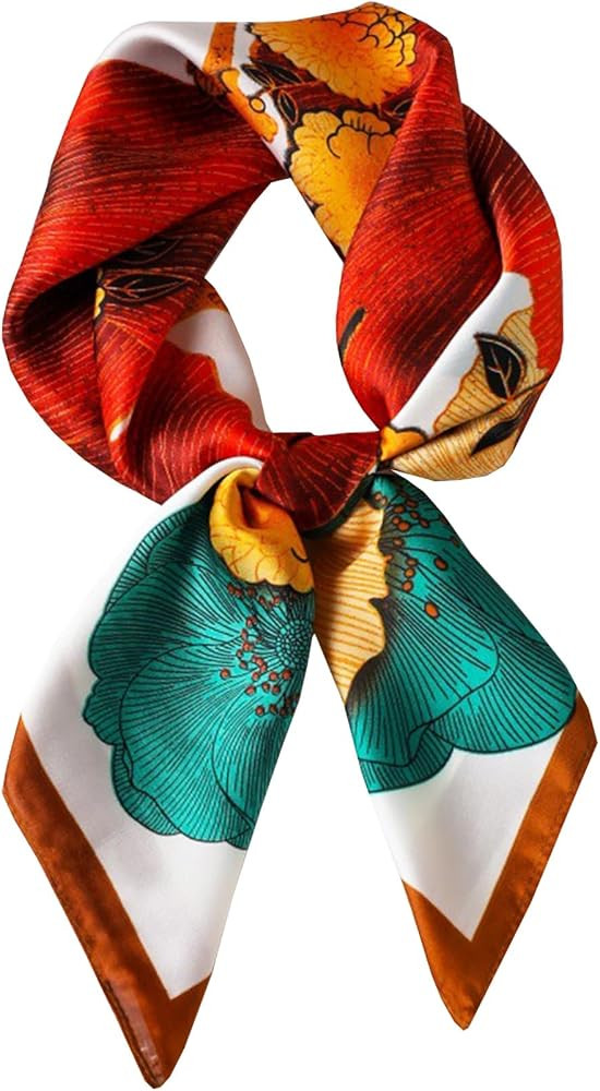 Satin Bandana Headscarf for Women Silky Hair Scarves for Fashion Lightweight | Amazon (US)