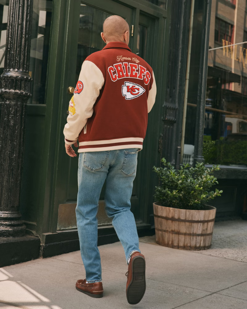 Kansas City Chiefs Varsity Bomber Jacket | Abercrombie & Fitch (US)