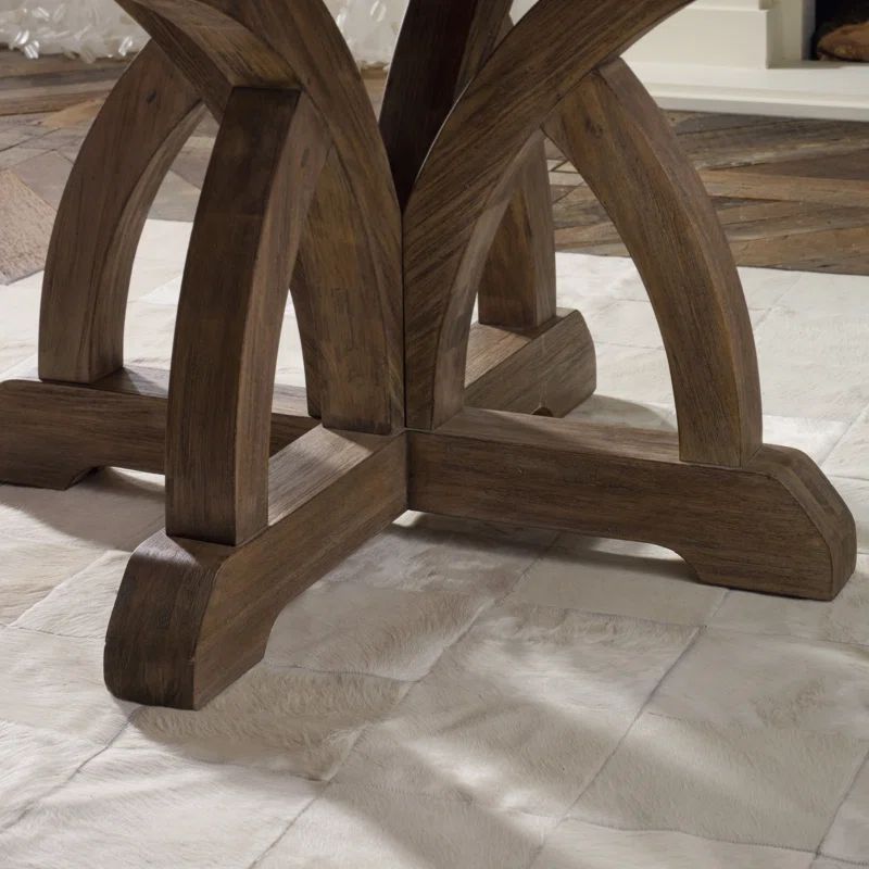 Corsica Extendable Pedestal Dining Table | Wayfair North America