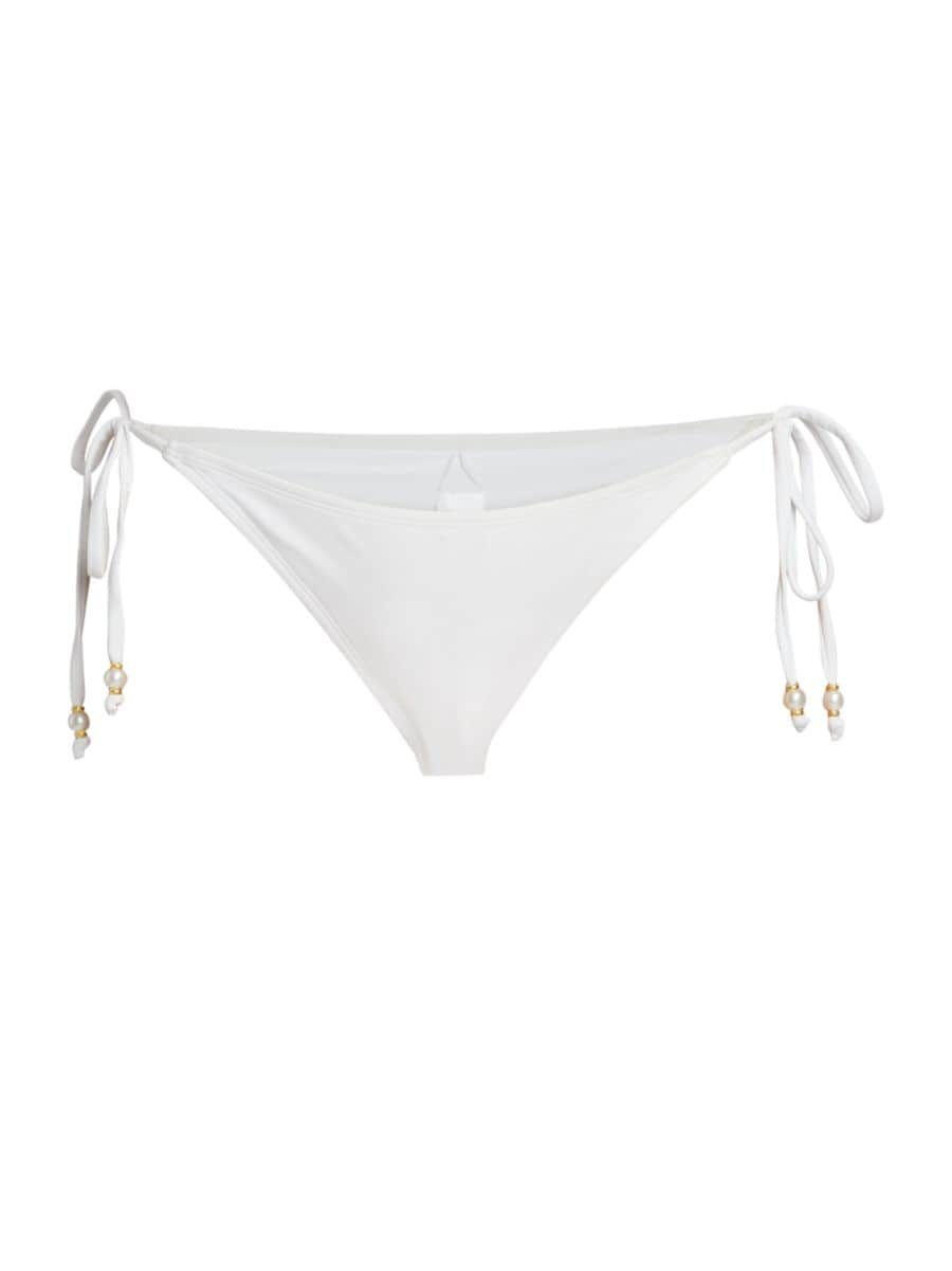 Suvi Pearl Triangle Bikini Bottom | Saks Fifth Avenue