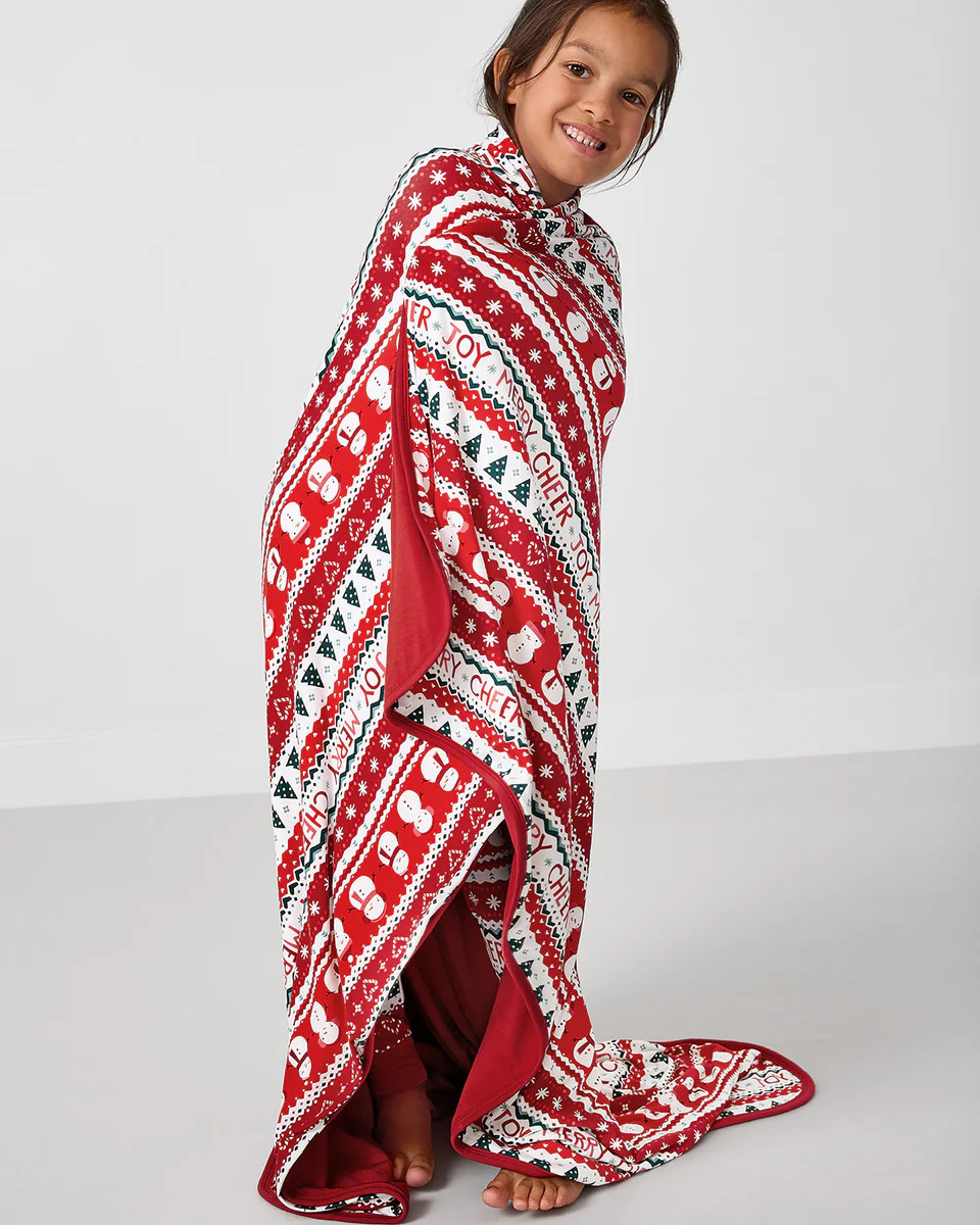 Festive Fair Isle Large Cloud Blanket® | Little Sleepies
