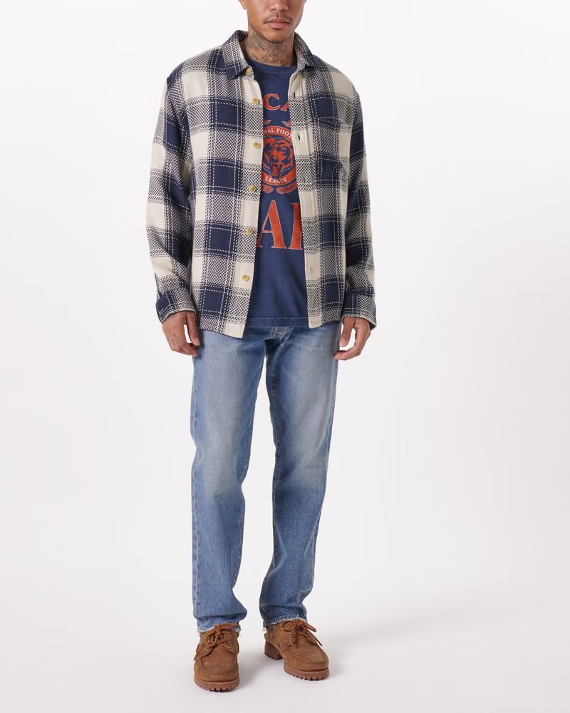 Texturized Flannel | Abercrombie & Fitch (US)