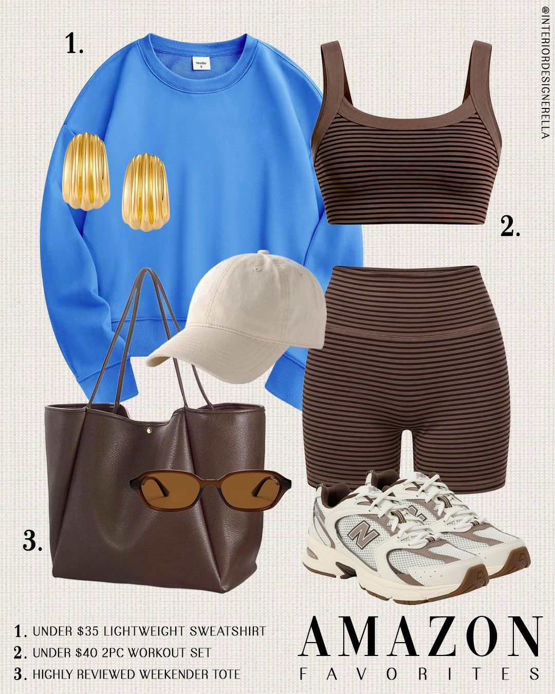 Sporty neutrals with the perfect pop of blue! 💙 Click on the “Shop Amazon ootd” collections on my LTK to shop!🤗 Have an amazing day!! Xo!!

#LTKootd #LTKActive #LTKTravel