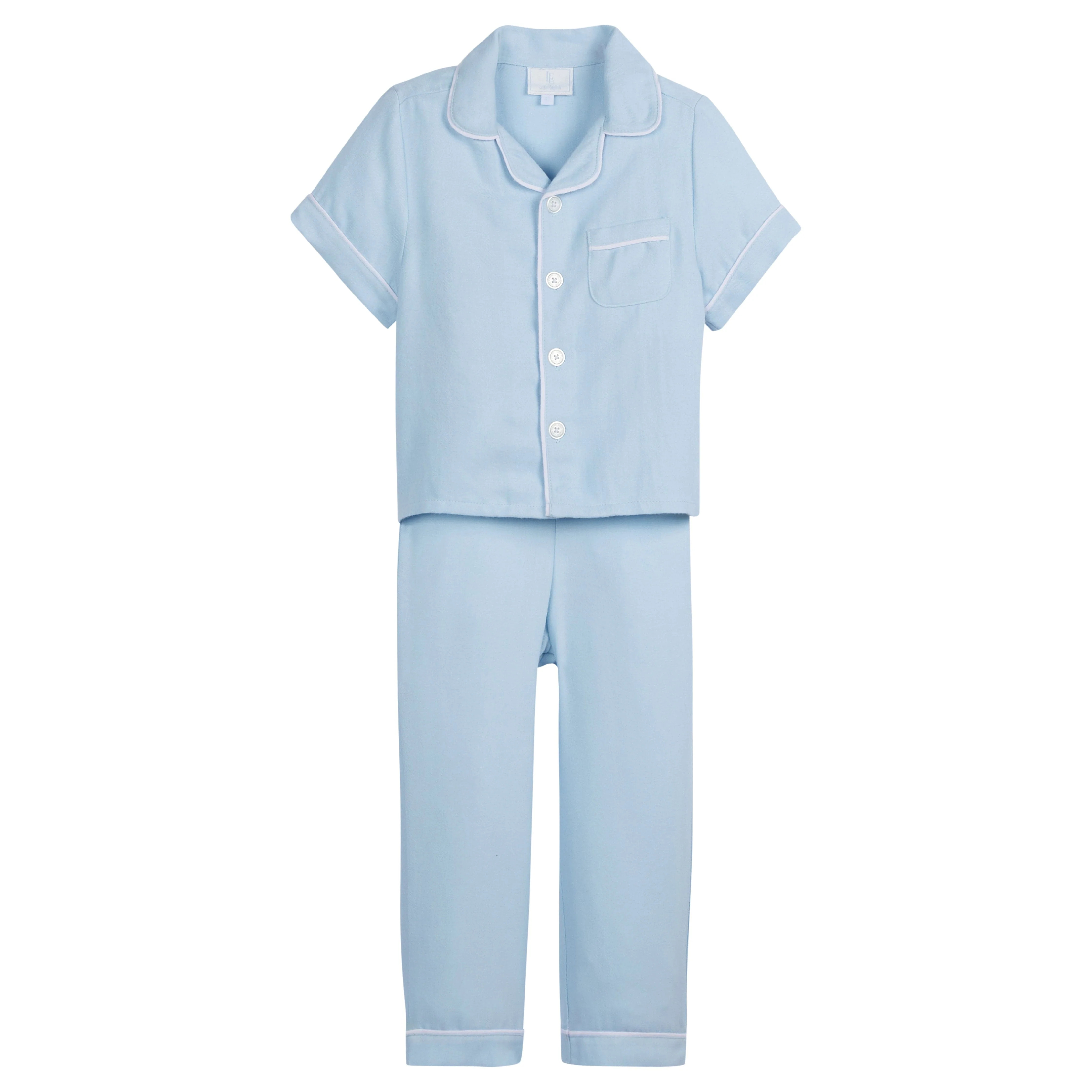 Children's Blue Pajama Set - Little Boy's Jammies | Little English